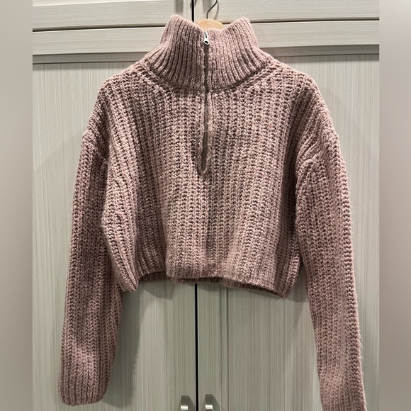 Garage Knit Turtle Neck Half Zip - Picture 1 of 3